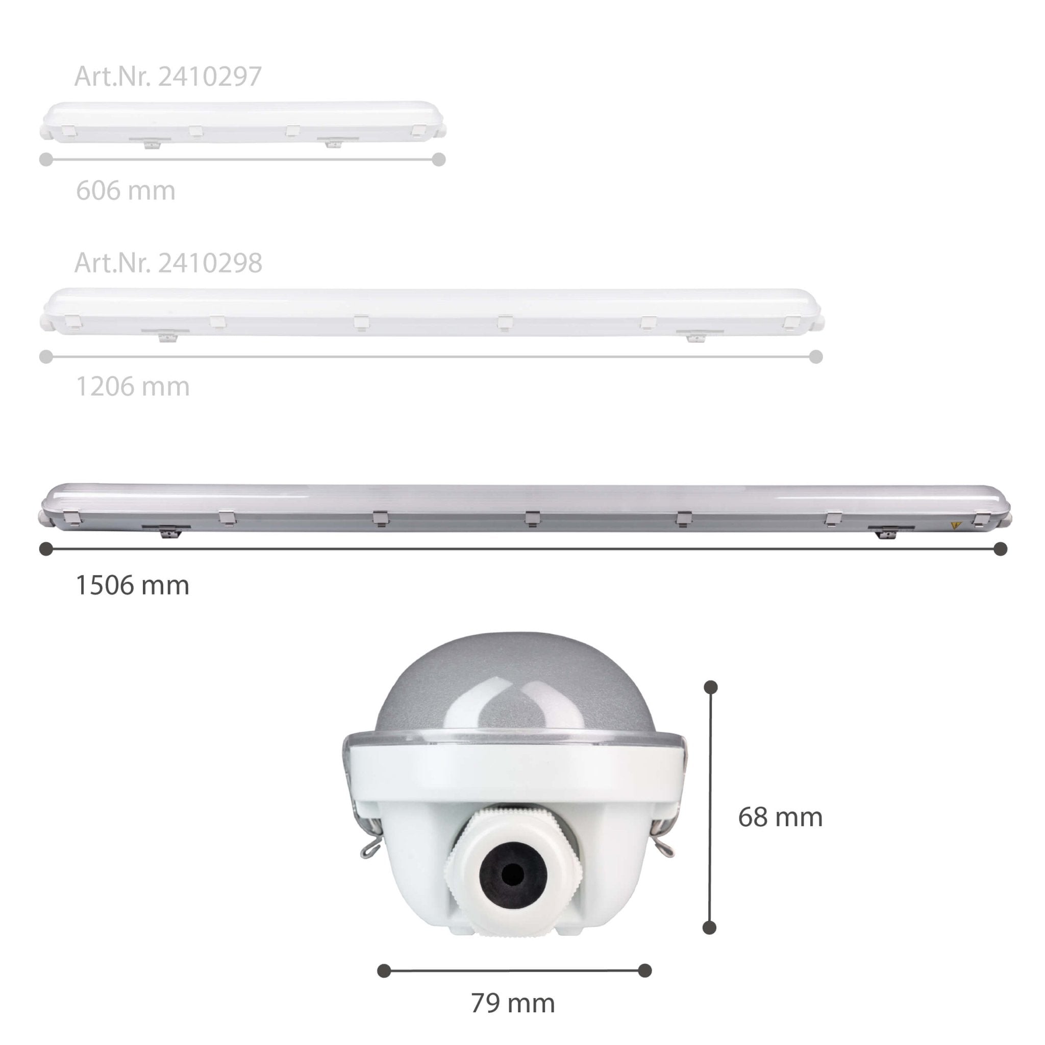 Elite LED TL armatuur 150 cm - Energielabel B - Dimbaar licht - 7200 lm - LED.nl