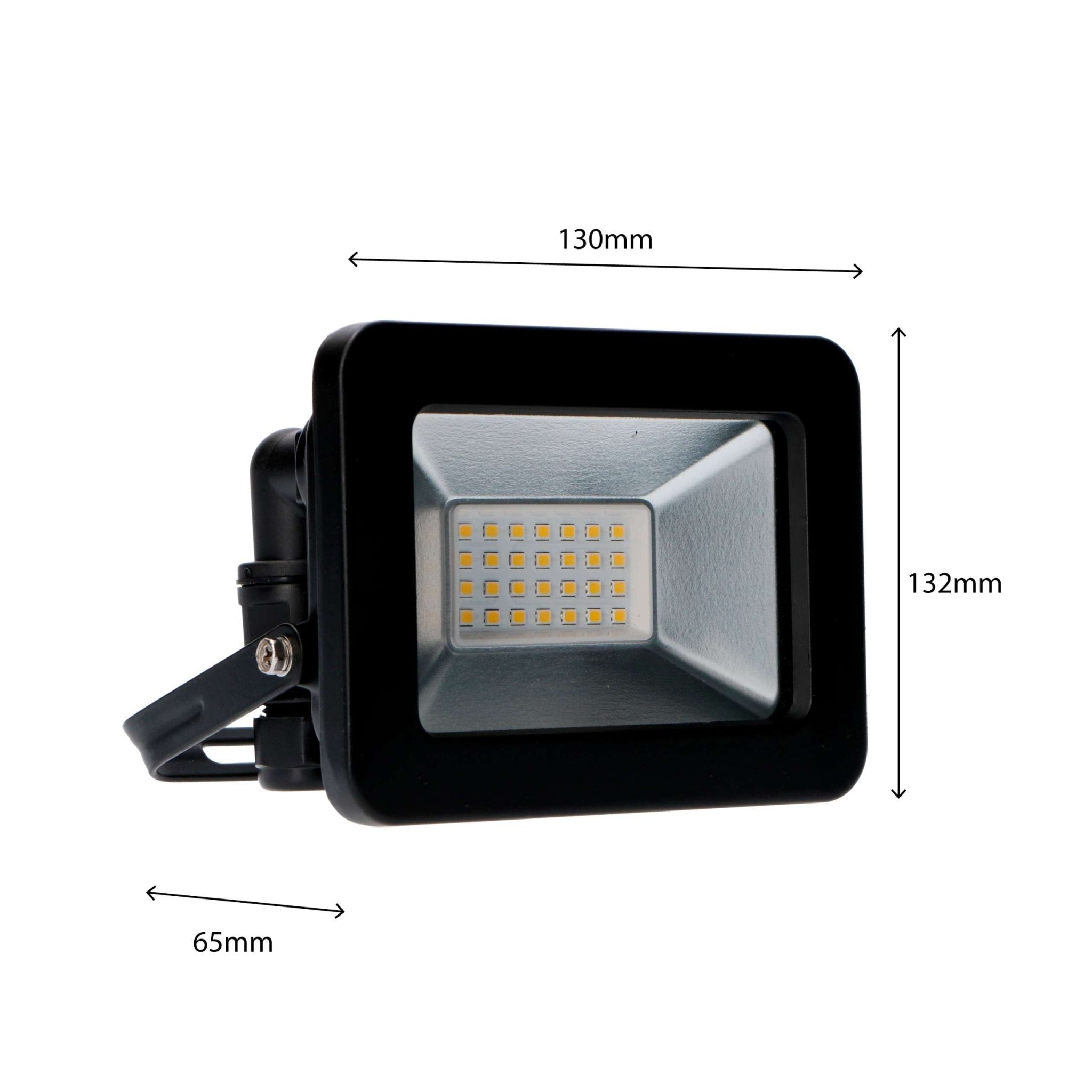 FastFix LED Schijnwerper 20W - IP65 - voor binnen en buiten - 2200 lm - Zwart - LED.nl
