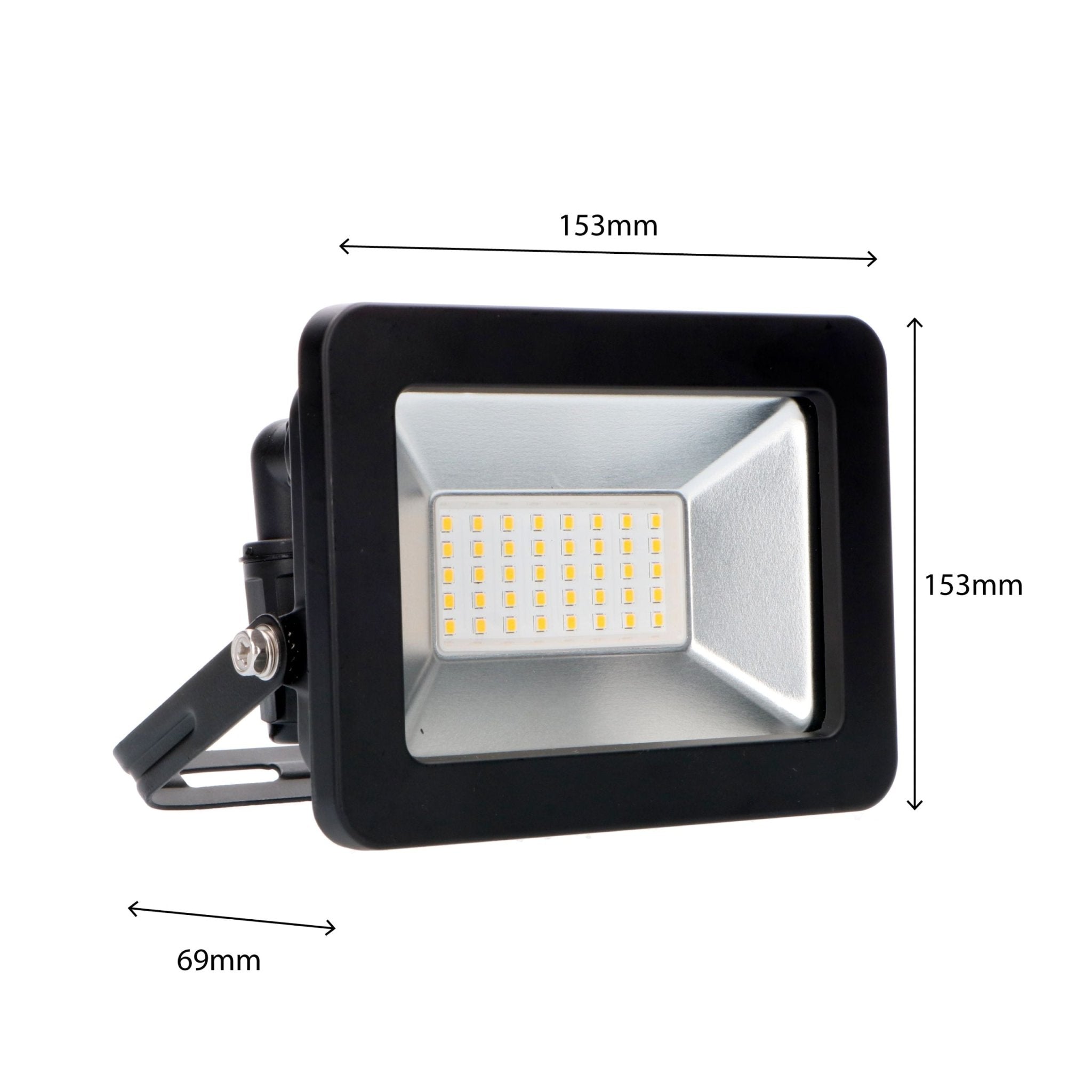 FastFix LED Schijnwerper 30W - IP65 - voor binnen en buiten - 3300 lm - Zwart - LED.nl