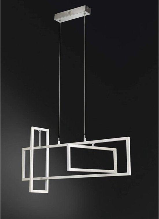 Frame LED Hanglamp - Draaibaar warm wit licht - In hoogte verstelbaar - Vierkant - LED.nl