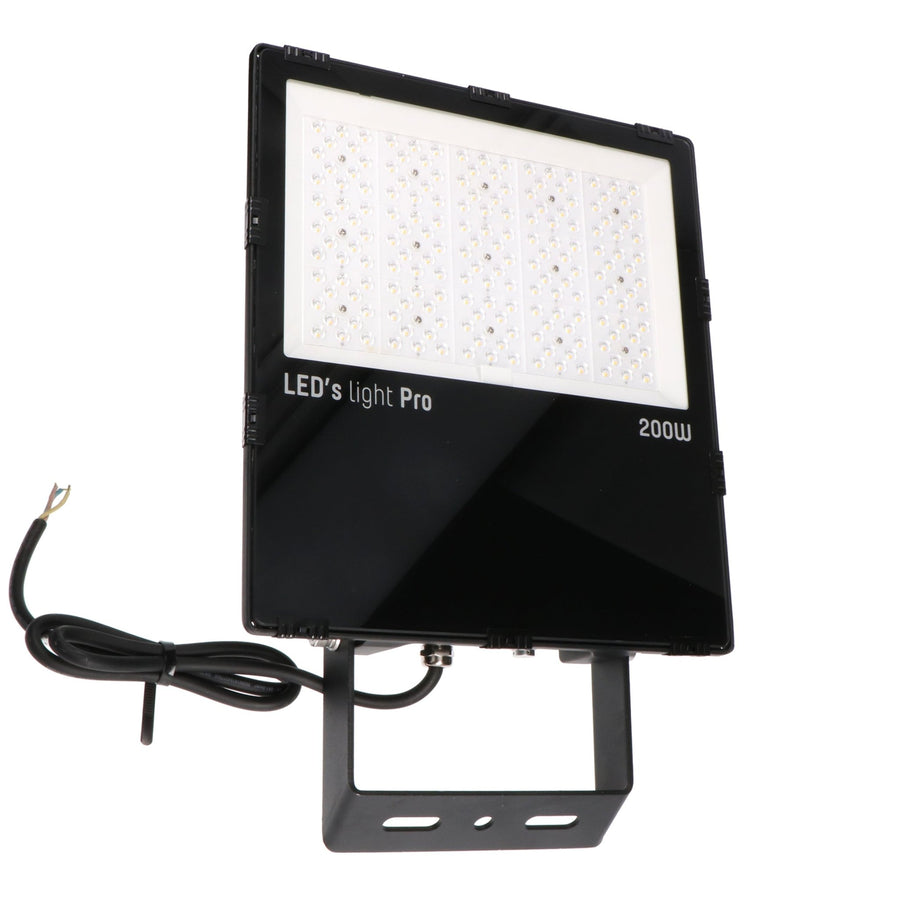 Hochleistungs-LED-Flutlicht 200 W – Wasserdicht (IP66) und korrosionsbeständig (C4) – Schwarzes Flutlicht - LED.de