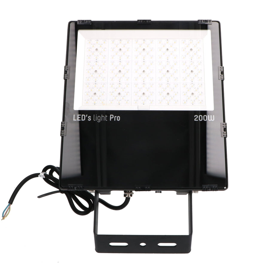 Hochleistungs-LED-Flutlicht 200 W – Wasserdicht (IP66) und korrosionsbeständig (C4) – Schwarzes Flutlicht - LED.de
