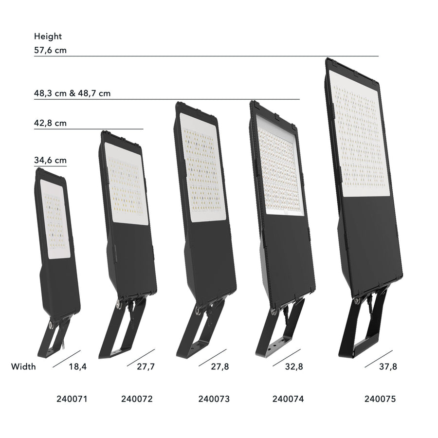 LED's Light Pro HeavyDuty LED Schijnwerper 50W - Waterdicht (IP66) & Corrosiebestendig (C4) - Zwart Schijnwerpers LED.nl