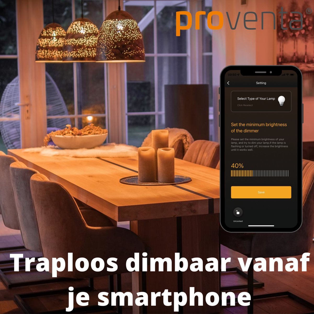 IDINIO Smart LED Spot GU10 - White & Color - Dimbaar - Bedienbaar met App - LED.nl