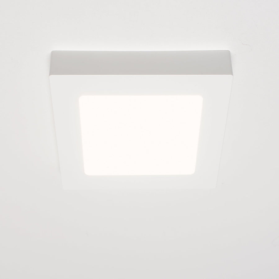 LED's Light LED Inbouwspot opbouwspot vierkant 15 cm - CCT - Dimbaar - Inbouw en opbouw - 1200 lm - Zaagmaat 147×147mm – Wit Plafondlampen LED.nl
