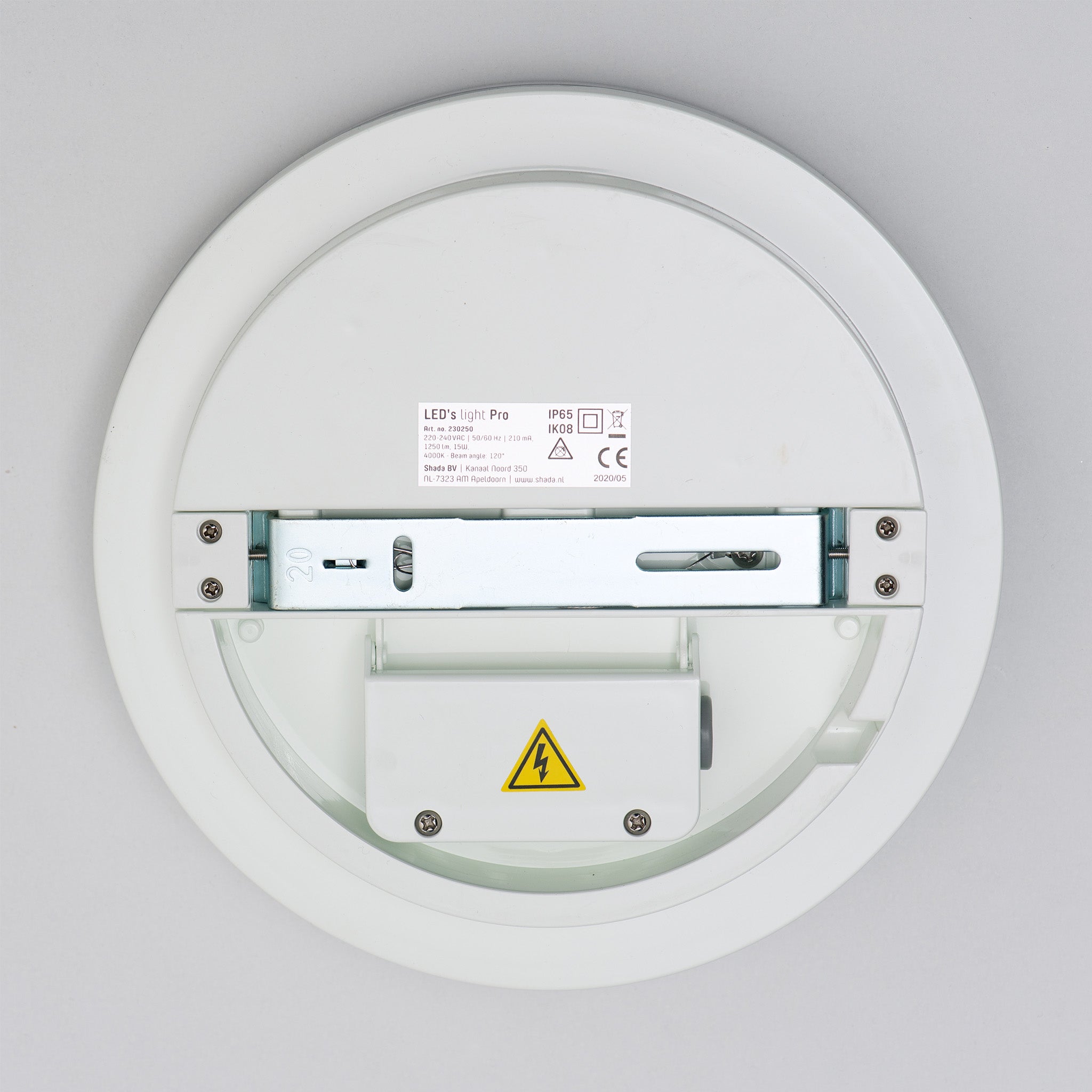 Industrial Waterdichte LED Plafondlamp ø 33 cm - Voor Binnen & Buiten - Koel wit - LED.nl