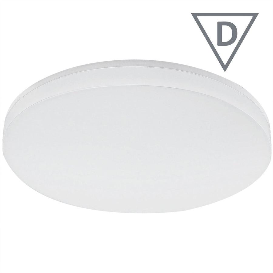 Industrial Waterdichte LED Plafondlamp ø 33 cm - Voor Binnen & Buiten - Koel wit Plafondlampen LED.nl