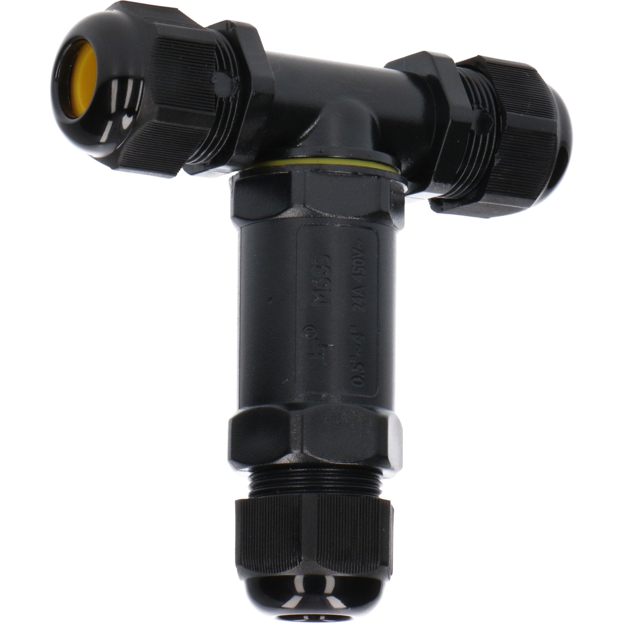Kabelverbinder T-connector - IP68 waterdicht - Voor 3 kabels van 4 tot 14 mm - LED.nl