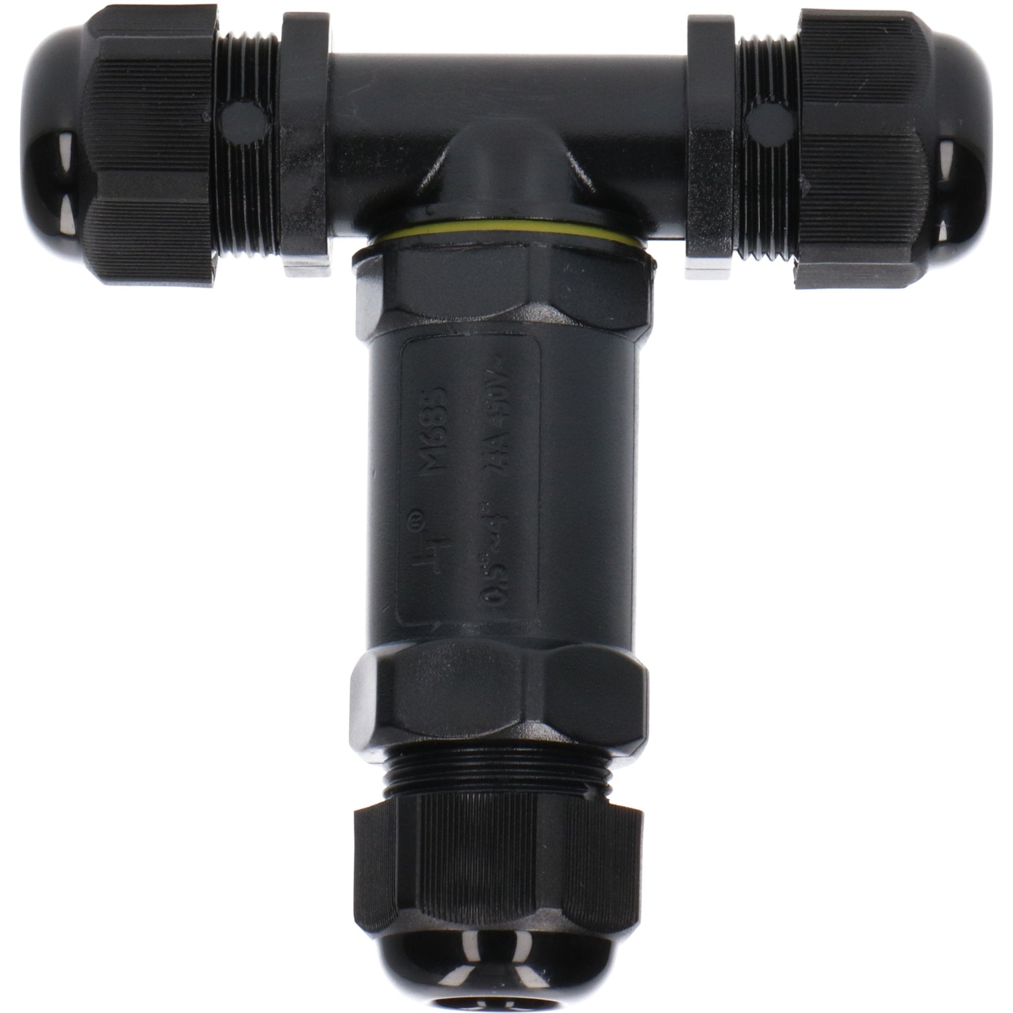 Kabelverbinder T-connector - IP68 waterdicht - Voor 3 kabels van 4 tot 14 mm - LED.nl