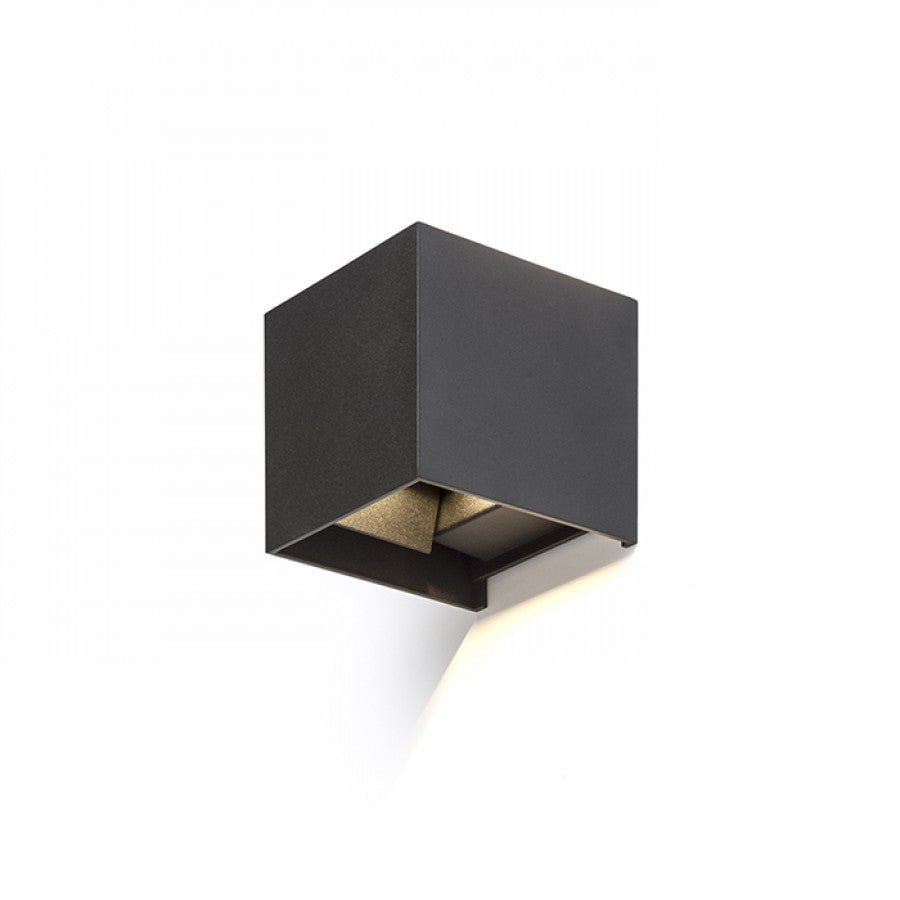 Kubus LED Wandlamp buiten - 2 lichts - Dimbaar warm wit licht - IP65 Waterdicht - Wit - LED.nl