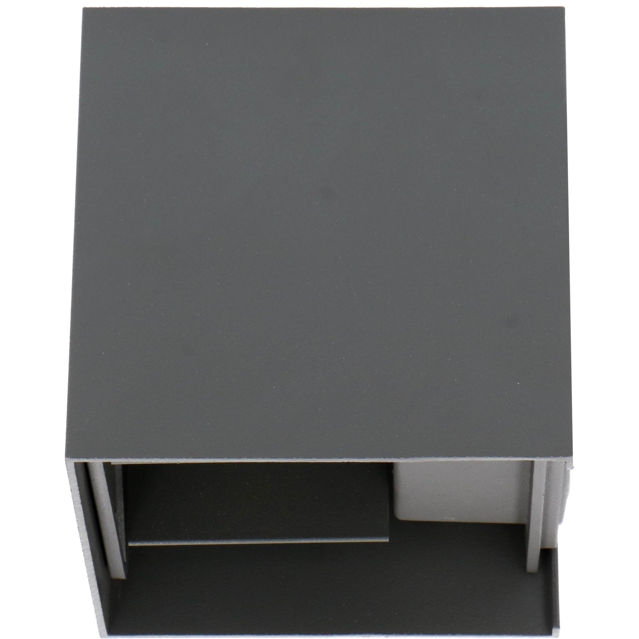 Kubus LED Wandlamp buiten - 2 lichts - IP65 Waterdicht - Warm wit licht - Antraciet - LED.nl