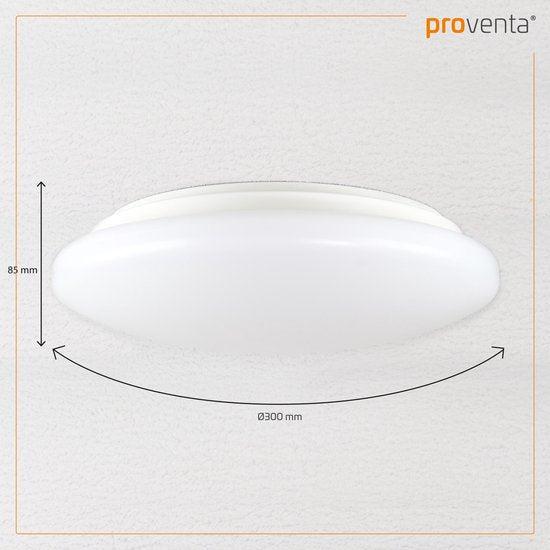 LED Badkamerlamp rond 30 cm - universeel - Spatwaterbestendig IP44 - Koud wit licht - LED.nl