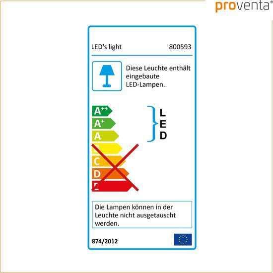 LED Badkamerlamp rond 30 cm - universeel - Spatwaterbestendig IP44 - Koud wit licht - LED.nl