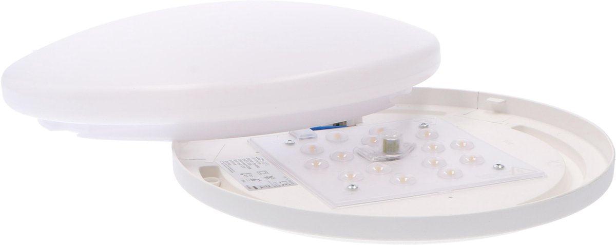 LED Badkamerlamp rond 30 cm - universeel - Spatwaterbestendig IP44 - Koud wit licht - LED.nl