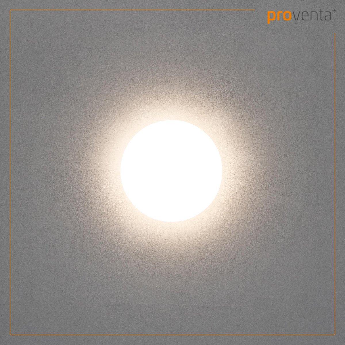 LED Badkamerlamp rond 30 cm - universeel - Spatwaterbestendig IP44 - Koud wit licht - LED.nl