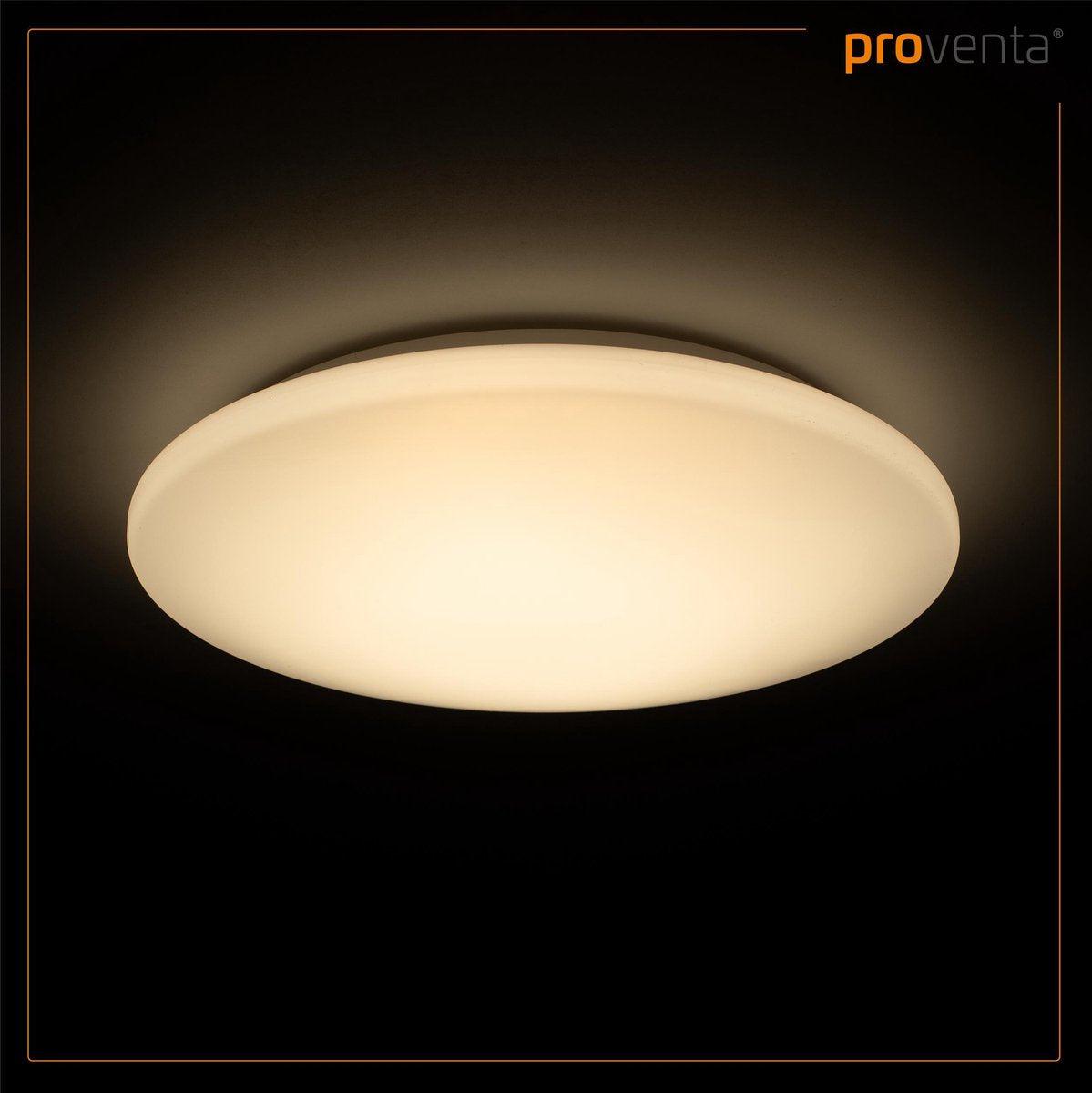 LED Badkamerlamp rond 30 cm - universeel - Spatwaterbestendig IP44 - Warm wit licht - LED.nl