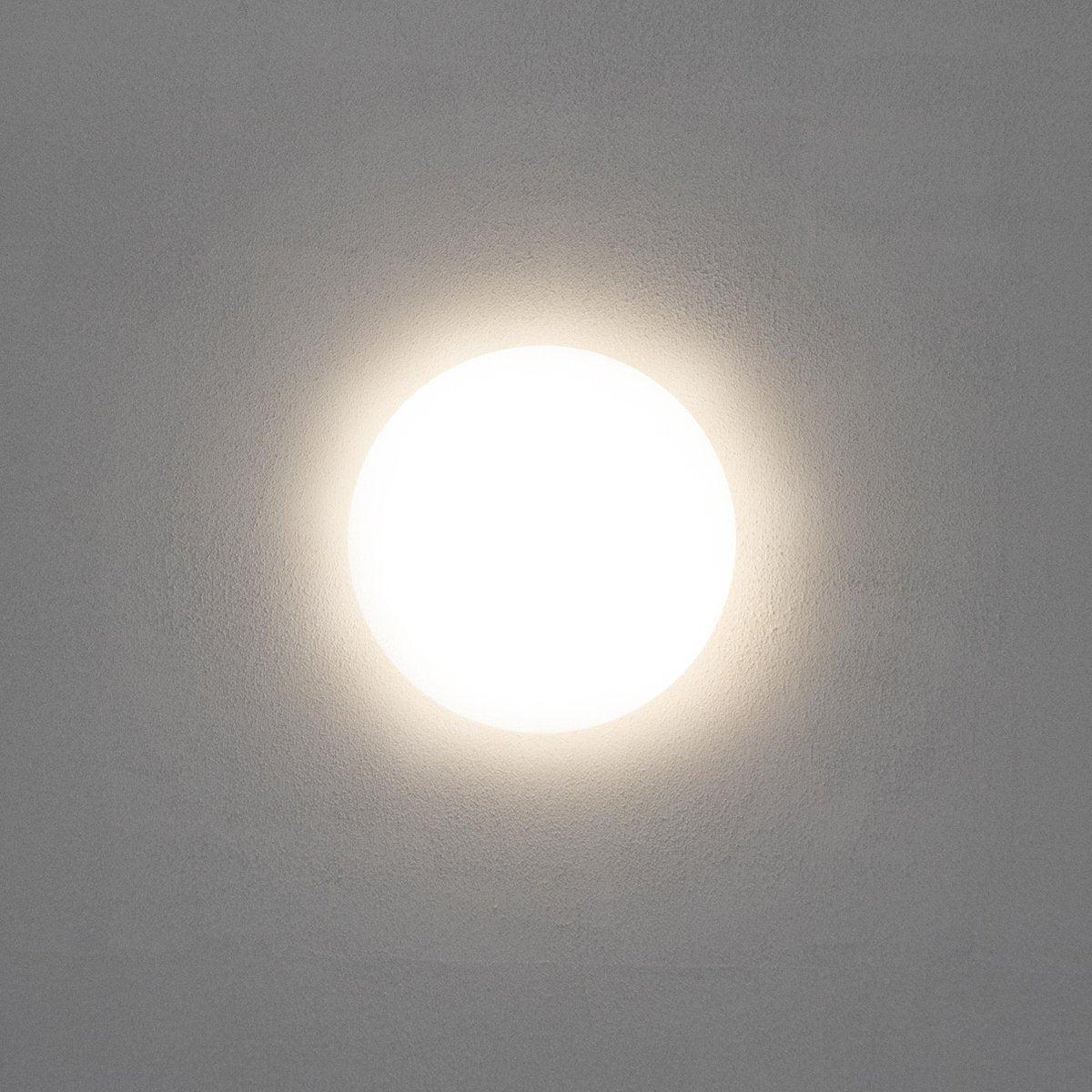 LED Badkamerlamp rond 37 cm - universeel - Spatwaterbestendig IP44 - Koud wit licht - LED.nl