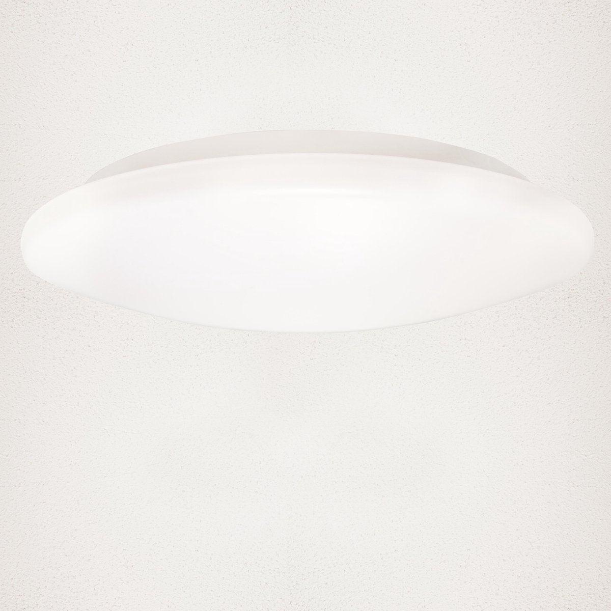 LED Badkamerlamp rond 37 cm - universeel - Spatwaterbestendig IP44 - Warm wit licht - LED.nl