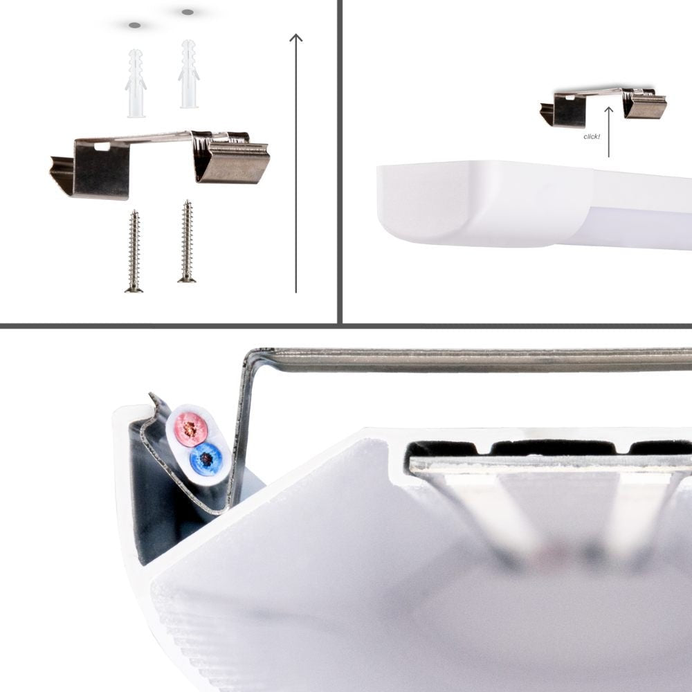 LED Batten 120 cm met sensor – Alternatief voor TL verlichting - 36W – 4650 Lumen – IK08 – 4000K - LED.nl