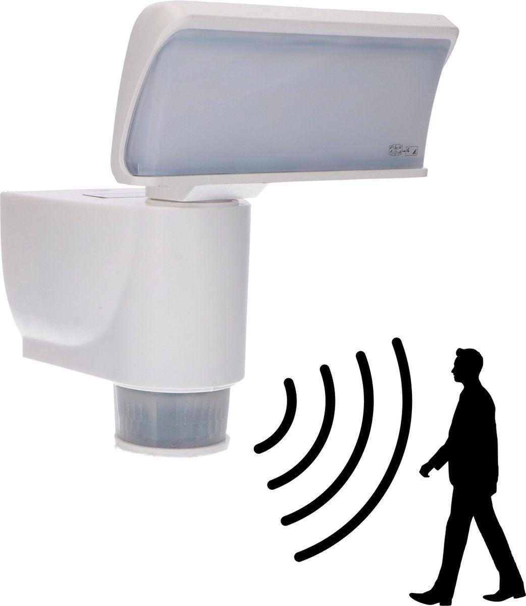LED Buitenlamp met bewegingssensor - Licht volgt beweging - Kantelbaar - IP44 - Wit - LED.nl