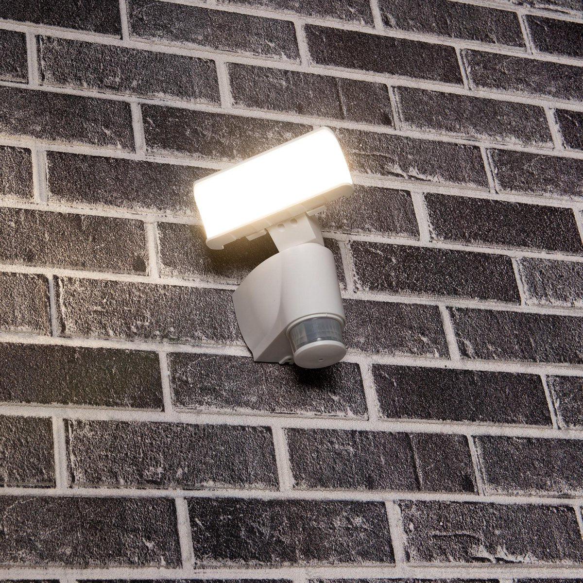 LED Buitenlamp met bewegingssensor - Licht volgt beweging - Kantelbaar - IP44 - Wit - LED.nl