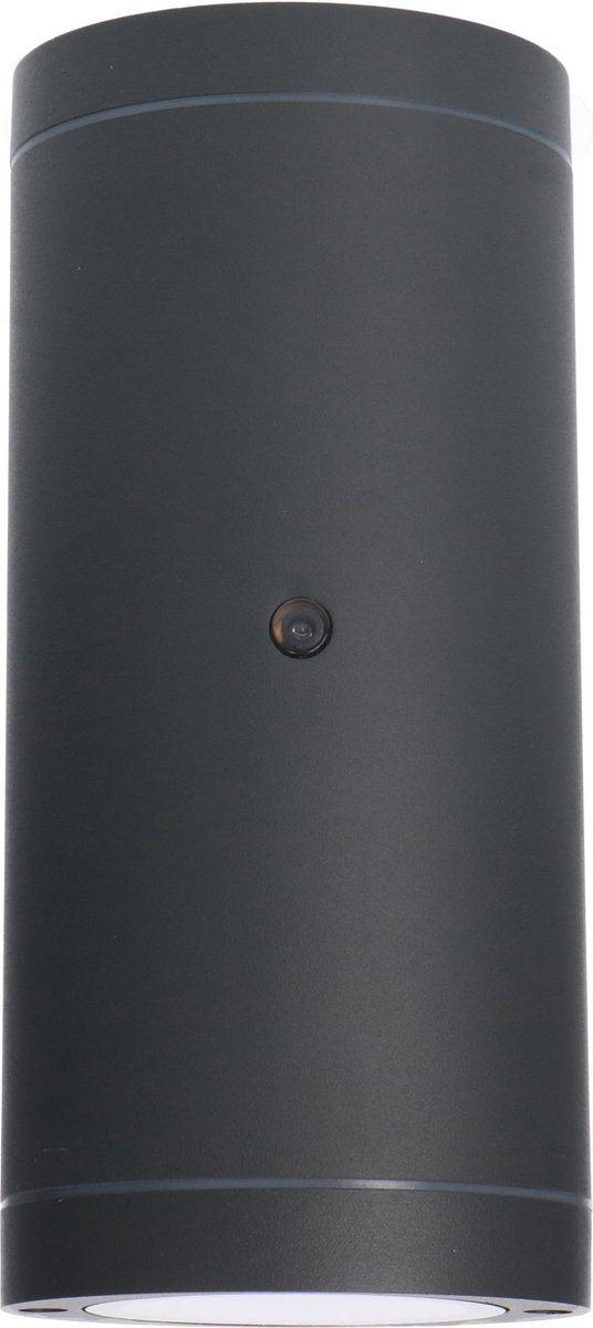 LED's Light Up & Down LED Buitenlamp met Dag/Nacht sensor - IP44 waterdicht - GU10 fitting - Model Venezia - Antraciet Buitenlampen LED.nl