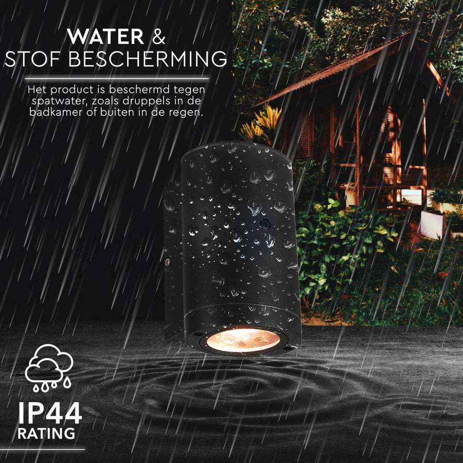 LED's Light LED Outdoor lamp with sensor - IP44 waterproof - GU10 fitting - Model Bari - LED.nl
