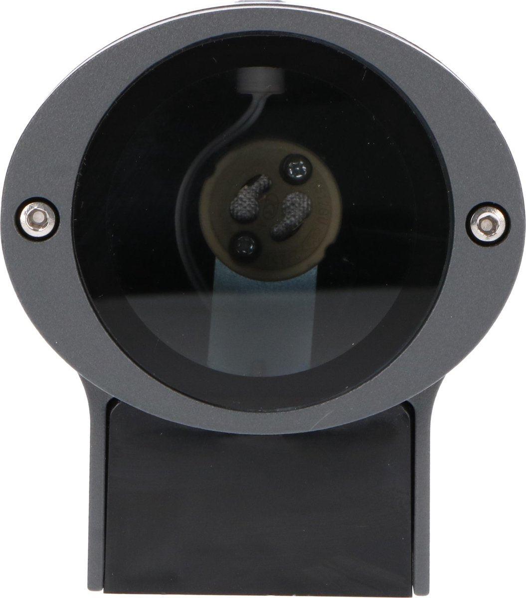 LED Buitenlamp met sensor - GU10 fitting - Bari - IP44 - Antraciet - LED.nl