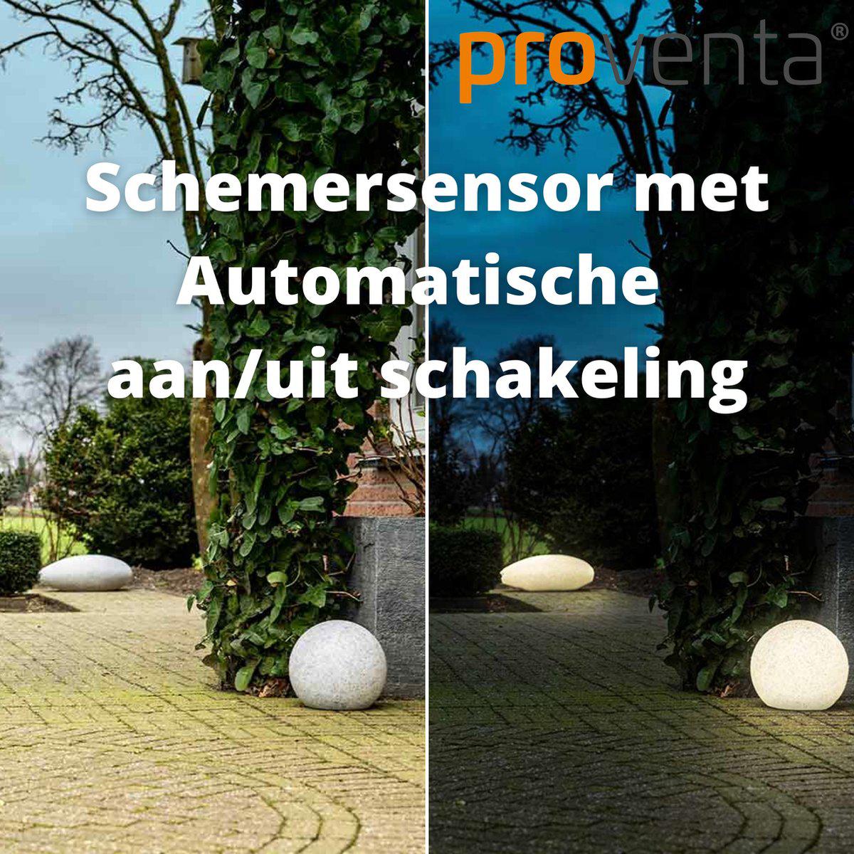 LED Padverlichting Steen 35 cm met sensor - Automatisch aan en uit - IP65 Waterdicht - LED.nl