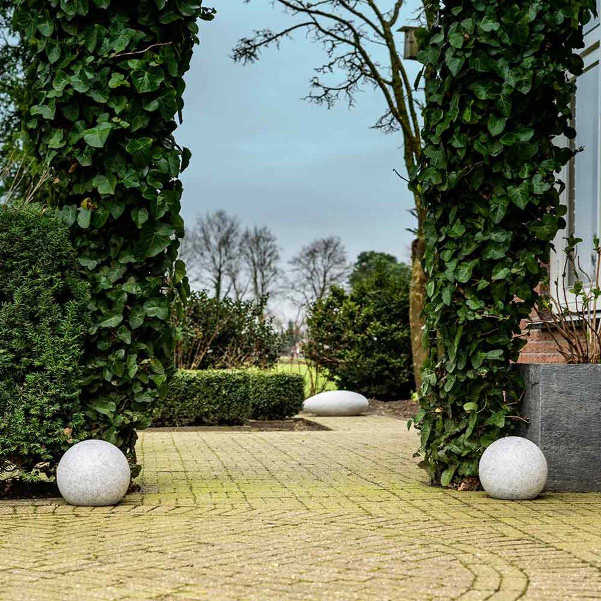 LED Padverlichting Steen 35 cm met sensor - Automatisch aan en uit - IP65 Waterdicht - LED.nl