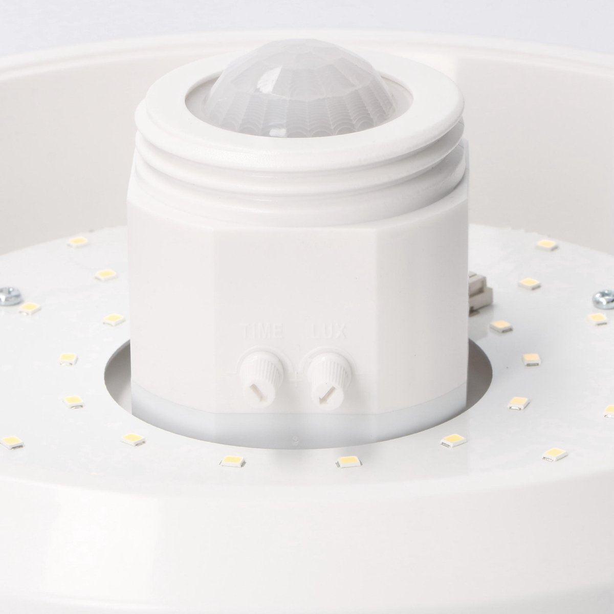 LED Plafondlamp 24 cm met bewegingssensor - Spatwaterdicht - Warm wit - LED.nl