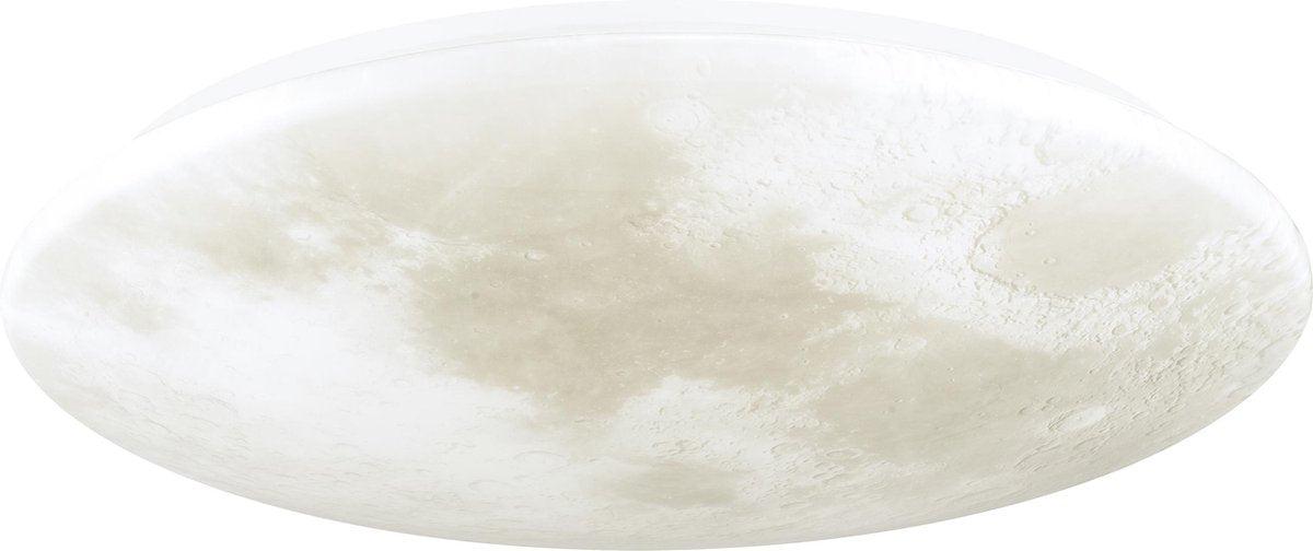 LED Plafondlamp maan voor slaapkamer - 40 cm - Dimbaar met afstandsbediening - LED.nl