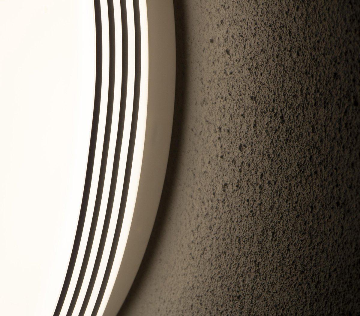 LED Plafondlamp rond 35 cm met ringen - Universeel - Spatwaterdicht - Warm wit licht - LED.nl