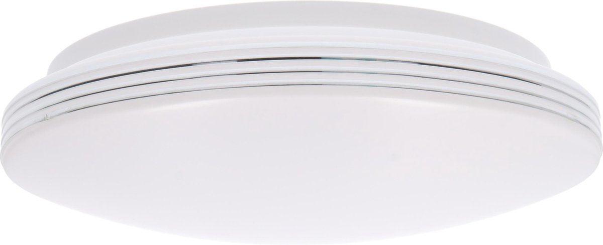 LED Plafondlamp rond 35 cm met ringen - Universeel - Spatwaterdicht - Warm wit licht - LED.nl