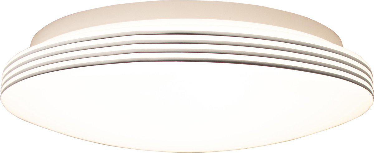 LED Plafondlamp rond 35 cm met ringen - Universeel - Spatwaterdicht - Warm wit licht - LED.nl