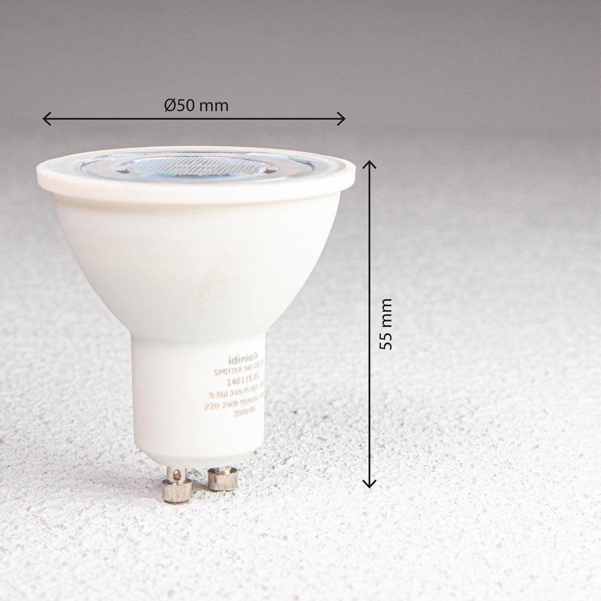 LED Prikspot met stekker - Kantelbaar - GU10 fitting - IP54 - Melfi - Zwart - LED.nl