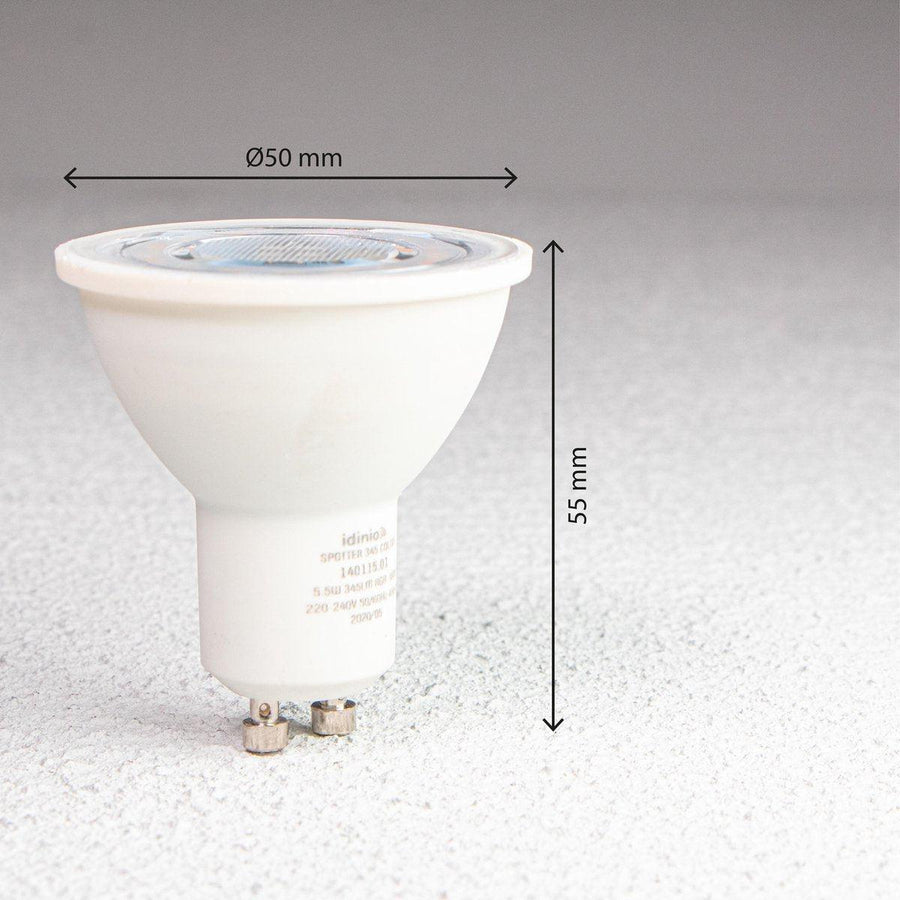 LED's Light LED Prikspot met Stekker - Kantelbaar - GU10 fitting - IP54 - Model Melfi - Zwart Prikspotjes LED.nl
