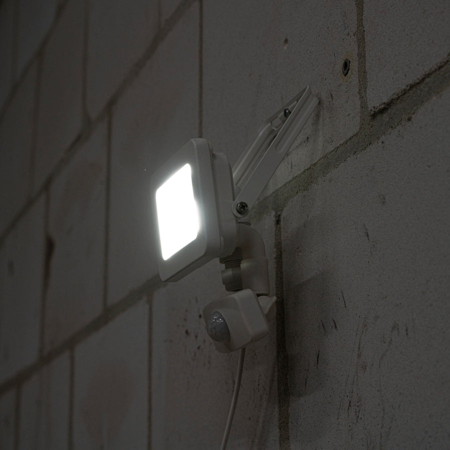 LED's Light Breedstraler 1100 - Met licht- en bewegingssensor - Binnen & Buiten - 10W - Wit Schijnwerpers LED.nl