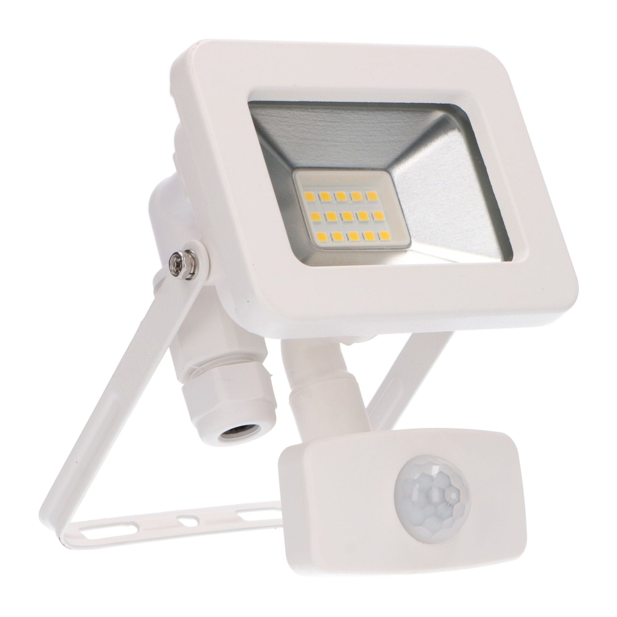LED Schijnwerper met bewegingssensor 10W - IP44 - binnen en buiten - 1100 lm - Wit - LED.nl