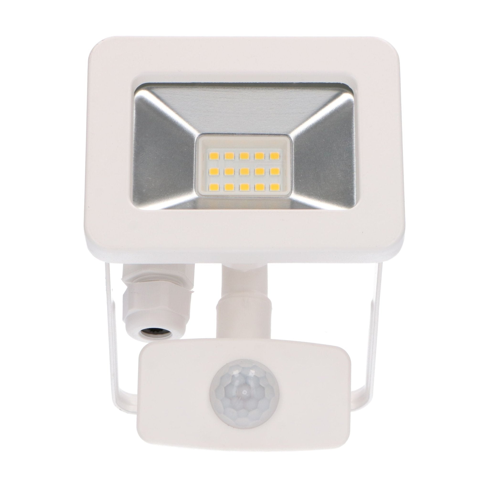 LED Schijnwerper met bewegingssensor 10W - IP44 - binnen en buiten - 1100 lm - Wit - LED.nl