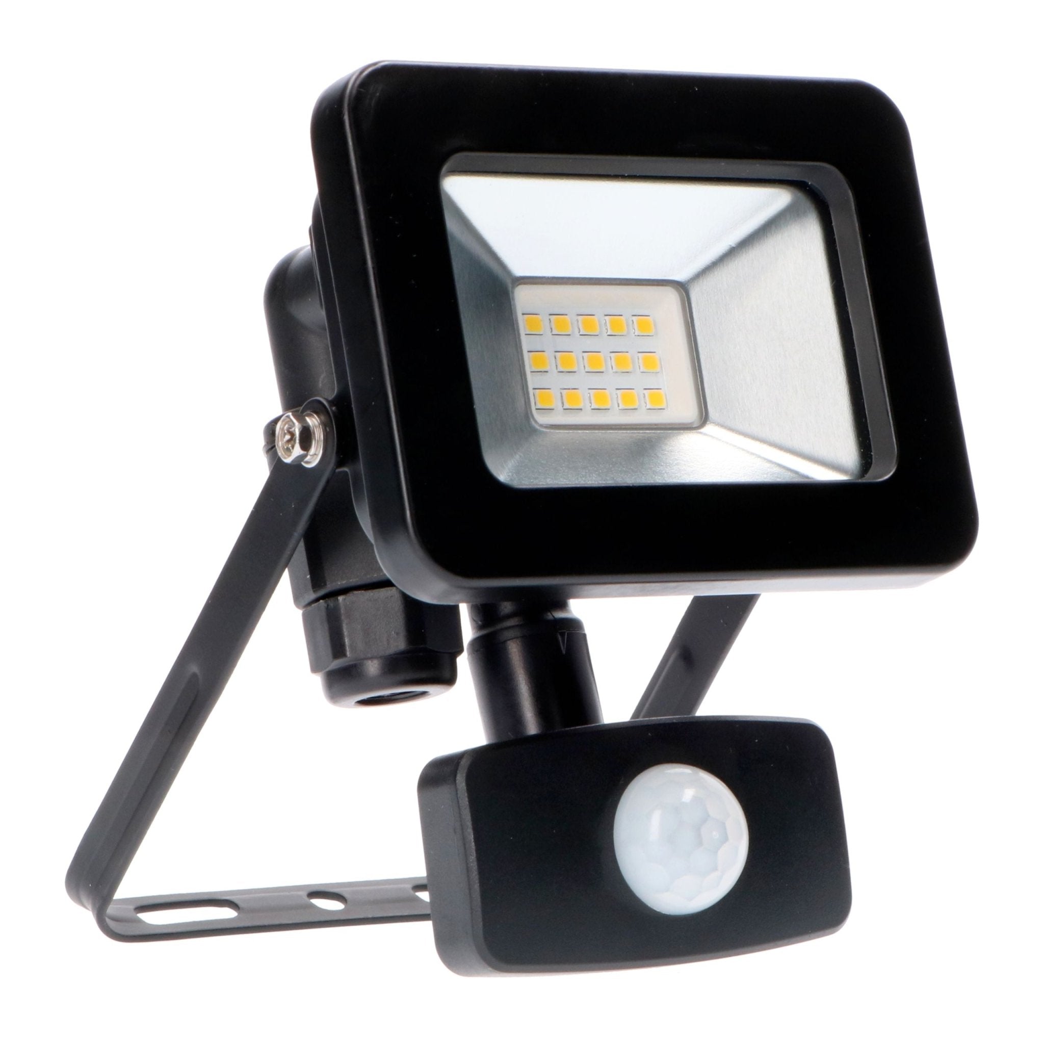 LED Schijnwerper met bewegingssensor 10W - IP44 - binnen en buiten - 1100 lm - Zwart - LED.nl