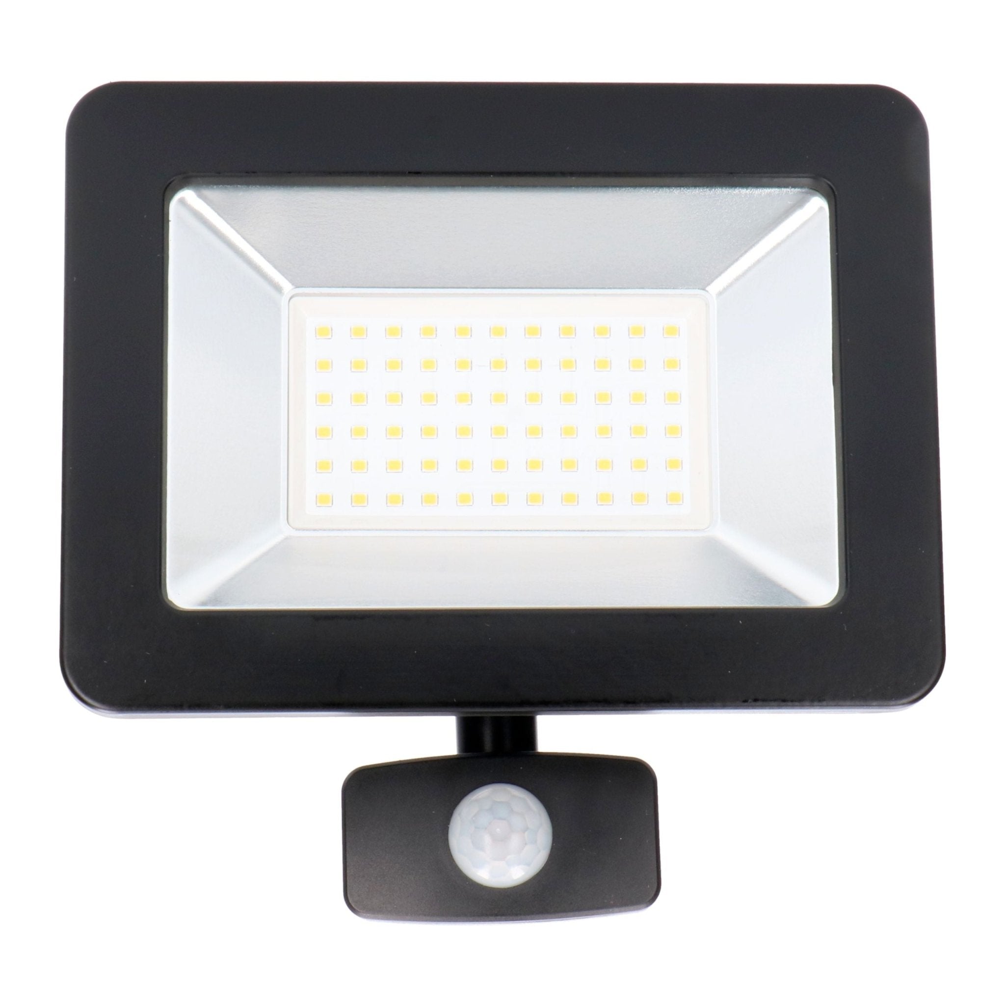 LED Schijnwerper met bewegingssensor 50W - IP44 - binnen en buiten - 5500 lm - Zwart - LED.nl