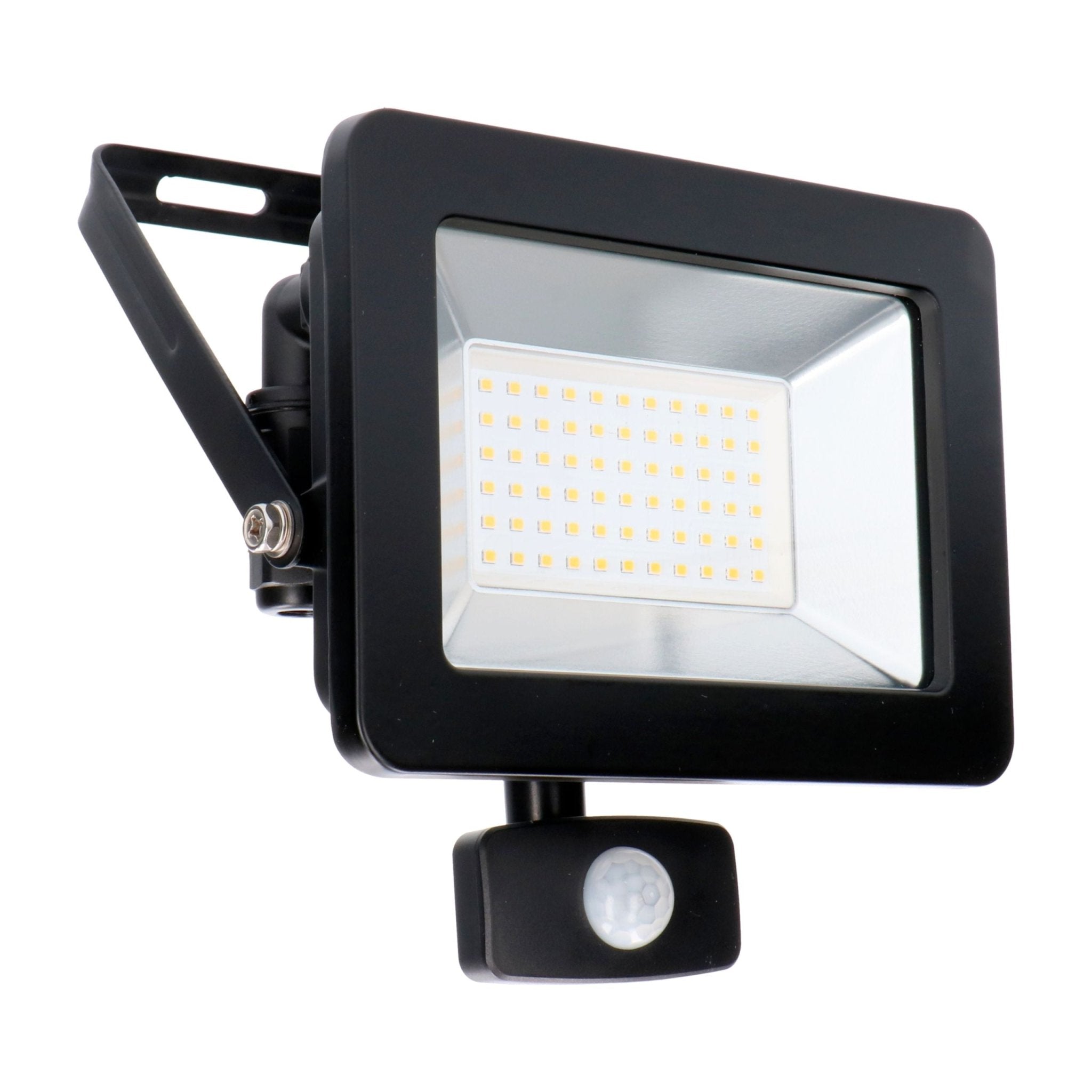 LED Schijnwerper met bewegingssensor 50W - IP44 - binnen en buiten - 5500 lm - Zwart - LED.nl
