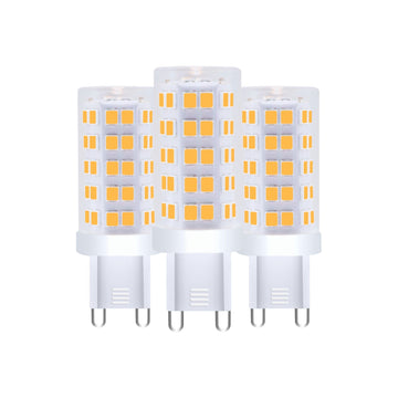 LED-Stecklampe G9 – Klar – 220–240 V – Warmweiß – 4,7 W (45 W) – 3 Lichter - LED.de