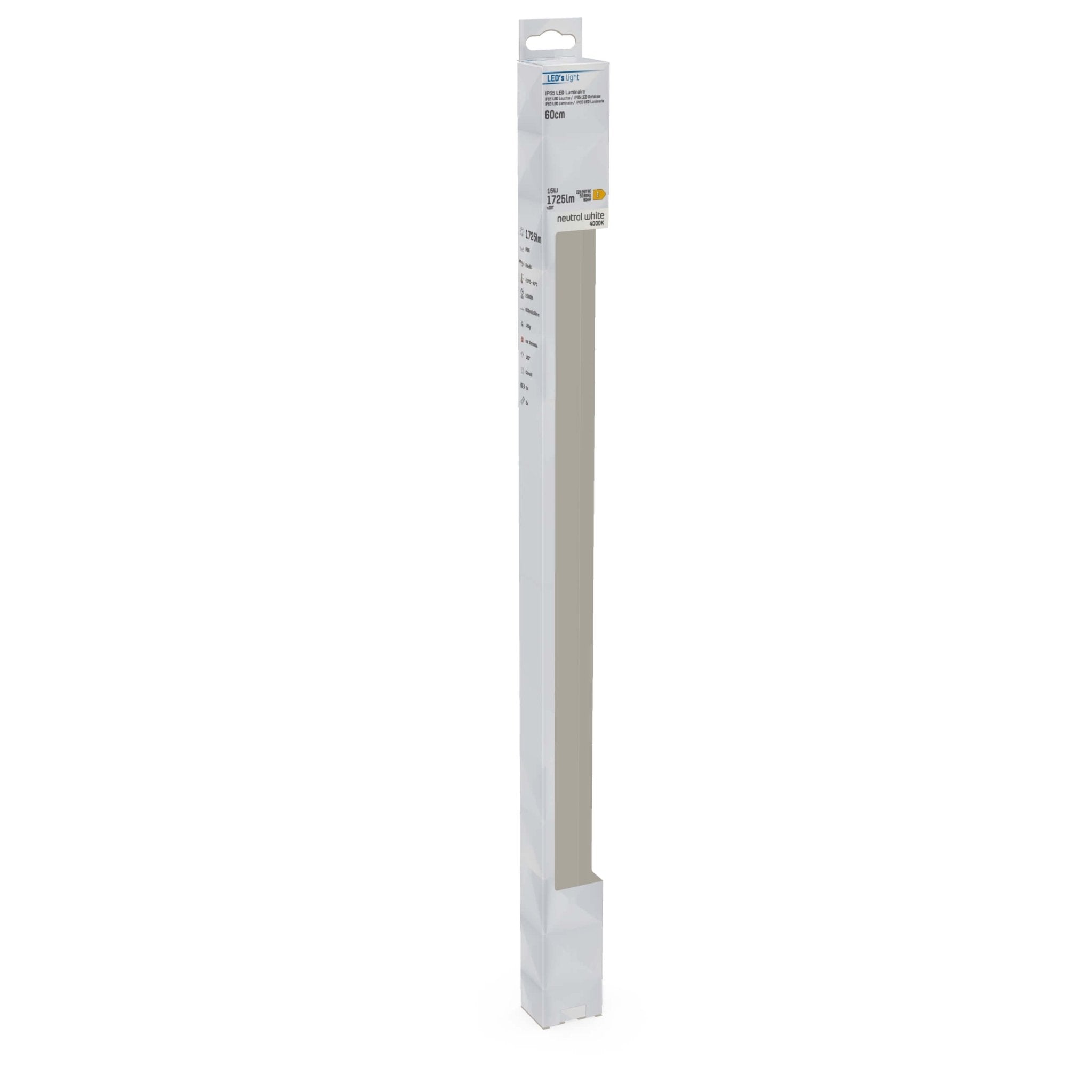 LED TL armatuur 60 cm – 1725 lumen – IP65 waterdicht – Voor binnen en buiten - LED.nl