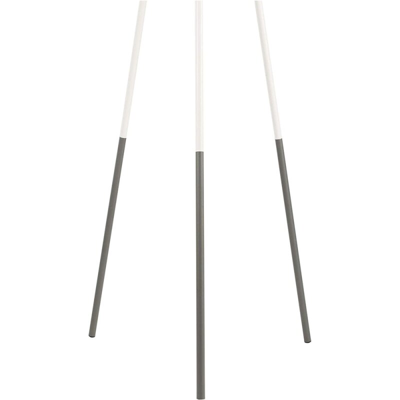 LED Vloerlamp driepoot met schakelaar - 136 cm - Wit / Grijs - LED.nl
