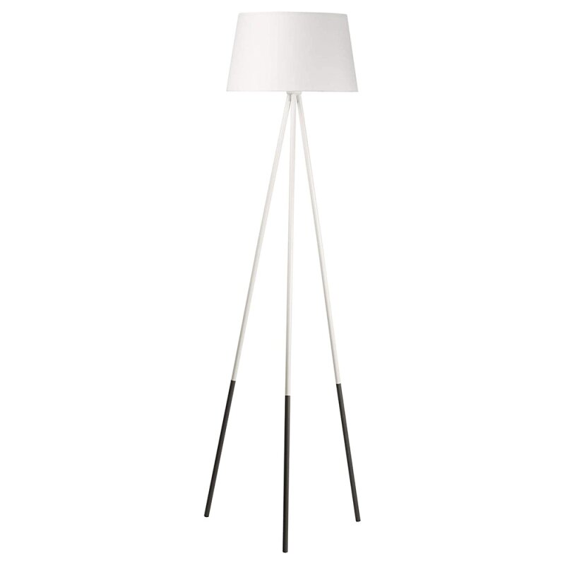 LED Vloerlamp driepoot met schakelaar - 136 cm - Wit / Grijs - LED.nl