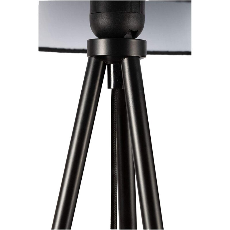 LED Vloerlamp driepoot met schakelaar - 136 cm - Zwart / Goud - LED.nl
