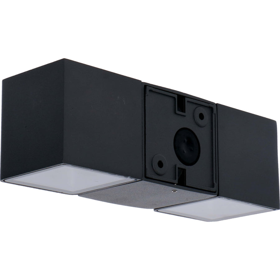 LED's Light 4-lichts Wandlamp Buiten - Model Aversa - Warm wit - IP54 waterdicht - Antraciet Wandlampen LED.nl