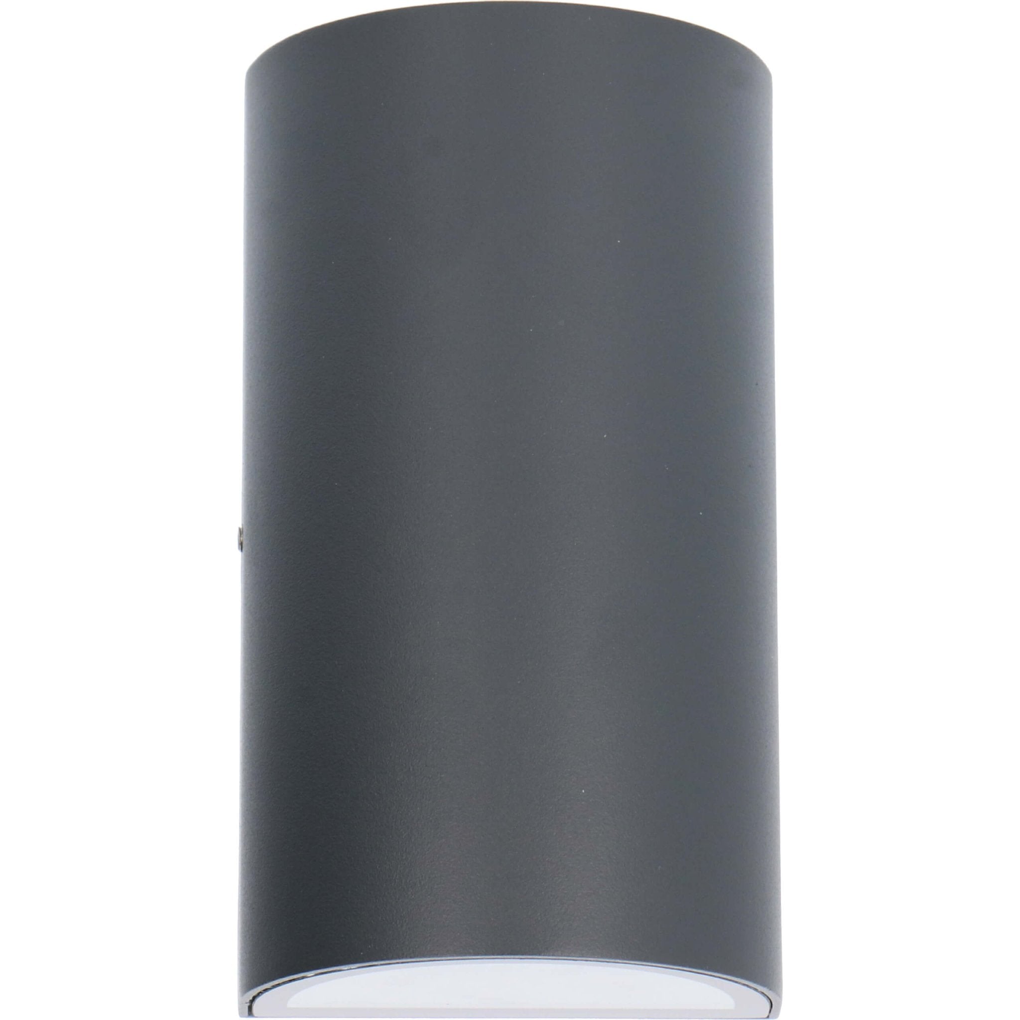 LED Wandlamp buiten - Halve cilinder met 2 lichtpunten - Siena - IP44 - Antraciet - LED.nl